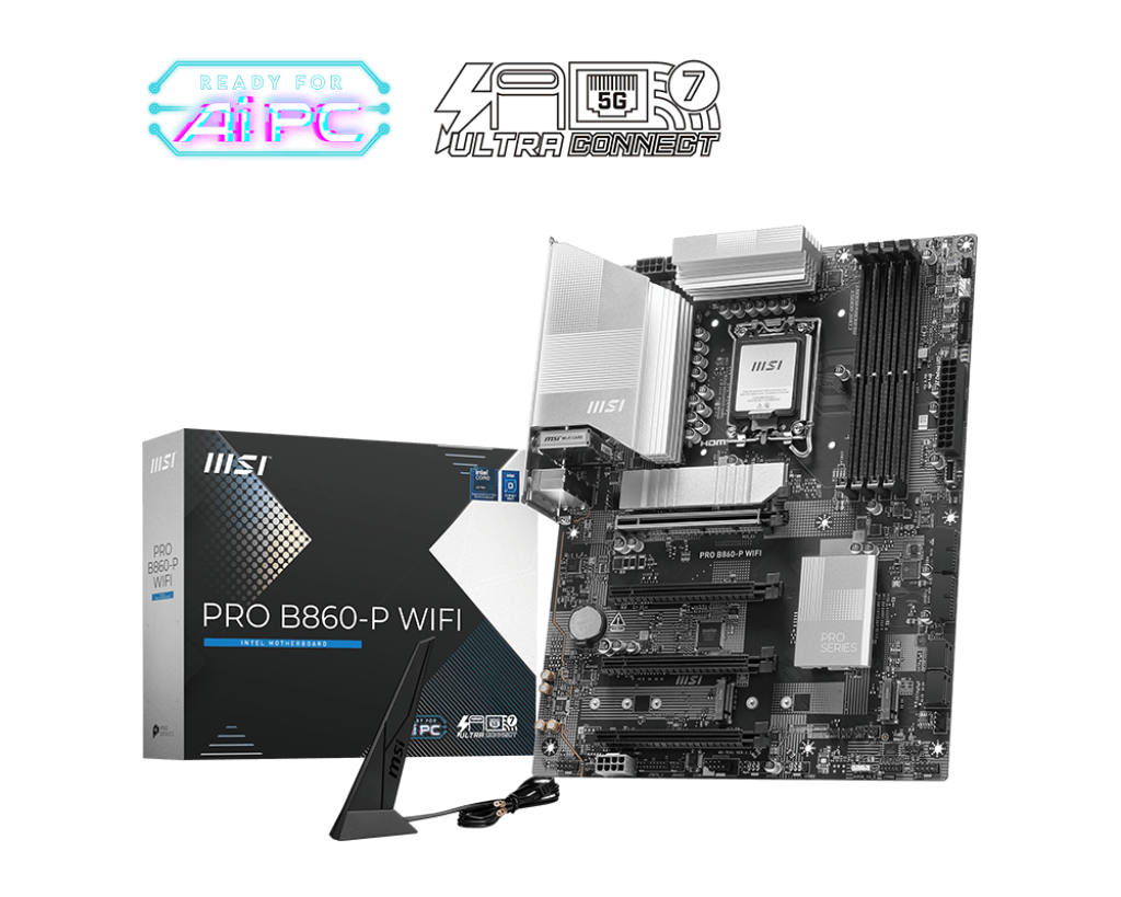 MSI Motherboard B860-P WIFI ATX MSI Motherboard B860-P WIFI ATX